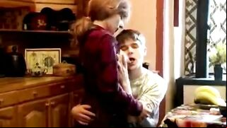 Real incest xxx tape: mom asks son to touch boobs daddy happy to film it