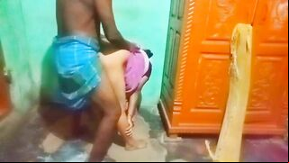 Desi XXX sex. Kerala aunty boob grab and seductive romance with neighbour