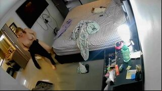 IPCAM Peeping – Busty Mature Canadian Mother Masturbates While Home Alone